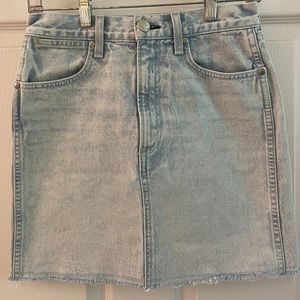 Rag & Bone Moss Denim Skirt